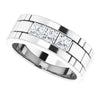 14K White Gold 5/8 CTW Natural Diamond Band – Elegant Design