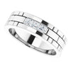 14K White Gold 5/8 CTW Natural Diamond Band – Elegant Design