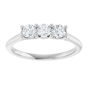 14K Gold Natural Diamond Anniversary Band - Options Available
