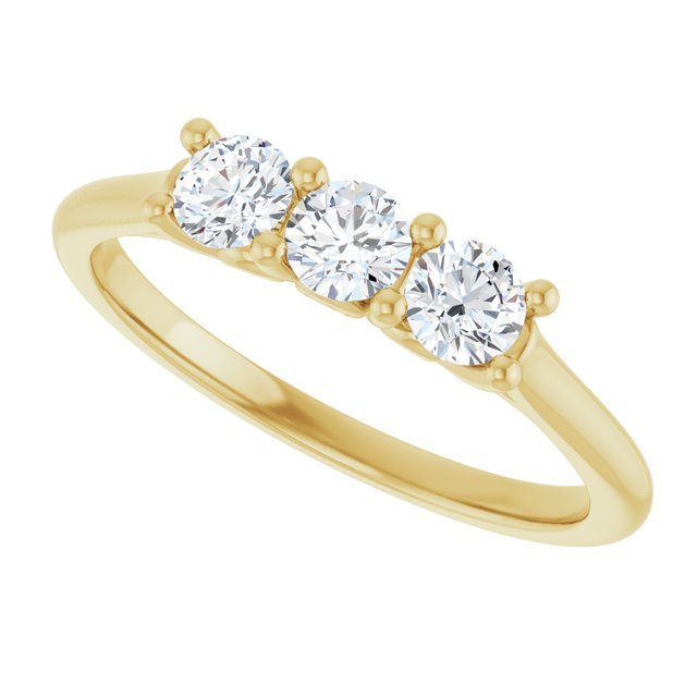 14K White 1/2 CTW Natural Diamond Anniversary Band