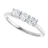 14K White 1/2 CTW Natural Diamond Anniversary Band