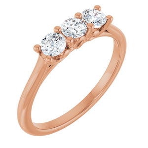 14K Gold Natural Diamond Anniversary Band - Options Available