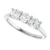 14K White 1/2 CTW Natural Diamond Anniversary Band