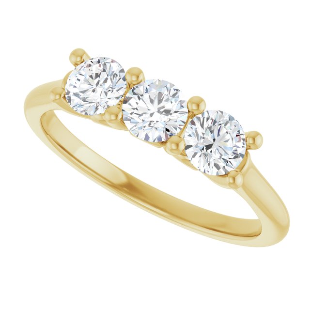 14K White 1/2 CTW Natural Diamond Anniversary Band