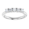 14K White 3/8 CTW Natural Diamond Anniversary Band