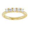 14K White 3/8 CTW Natural Diamond Anniversary Band