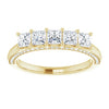 Platinum 1 1/6 CTW Natural Diamond Anniversary Band