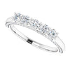 Platinum 1 1/6 CTW Natural Diamond Anniversary Band