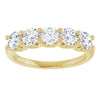 14K White 1 1/3 CTW Natural Diamond Anniversary Band