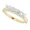 Platinum 1 1/6 CTW Natural Diamond Anniversary Band