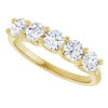 14K White 1 1/3 CTW Natural Diamond Anniversary Band