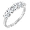 14K White 1 1/3 CTW Natural Diamond Anniversary Band