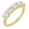 14K White 1 1/3 CTW Natural Diamond Anniversary Band