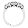 Elegant 14K White Gold 1/2 CTW Natural Diamond Wedding Anniversary Ring