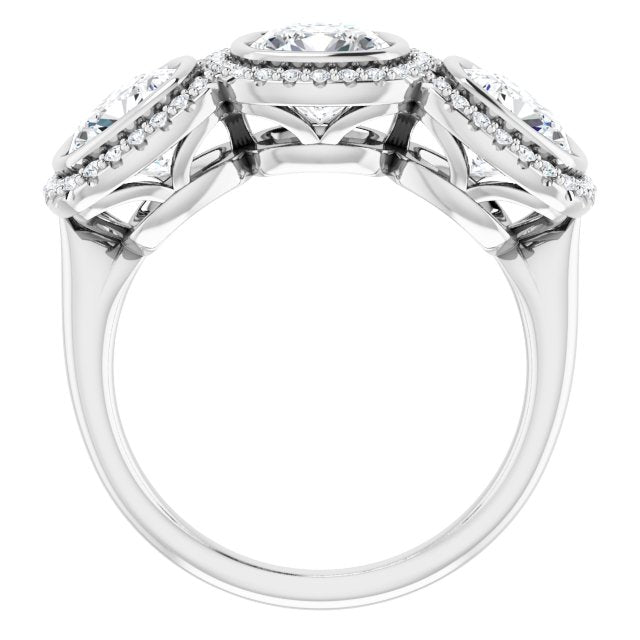 14K White 1/2 CTW Natural Diamond Anniversary Band