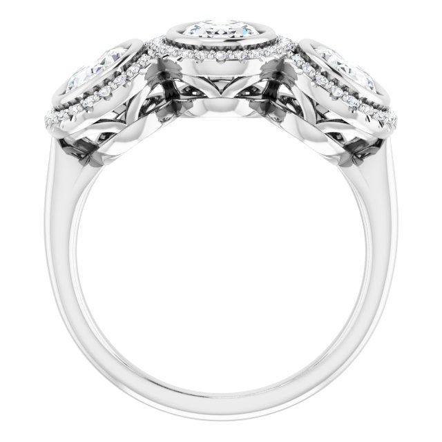 Elegant 14K White Gold 1/2 CTW Natural Diamond Wedding Anniversary Ring