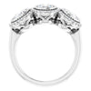 14K White 1/2 CTW Natural Diamond Anniversary Band