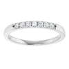 14K White Gold Diamond Anniversary Band with 1/10 CTW Natural Diamonds