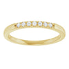 14K White 1/10 CTW Natural Diamond Anniversary Band