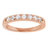 14K White 1/10 CTW Natural Diamond Anniversary Band