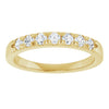 14K White Gold Diamond Anniversary Band with 1/10 CTW Natural Diamonds