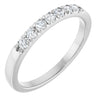 14K White Gold Diamond Anniversary Band with 1/10 CTW Natural Diamonds