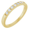 14K White 1/10 CTW Natural Diamond Anniversary Band