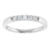 14K White Gold Diamond Anniversary Band with .07 CTW Natural Diamonds