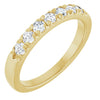 14K White 1/10 CTW Natural Diamond Anniversary Band