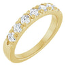 14K White 1/10 CTW Natural Diamond Anniversary Band