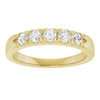 14K White .07 CTW Natural Diamond Anniversary Band