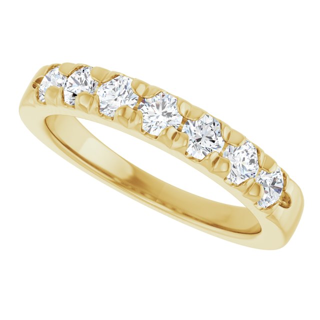 14K White Gold Diamond Anniversary Band with 1/10 CTW Natural Diamonds