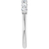 Platinum 5/8 CTW Natural Diamond Elegance Anniversary Band