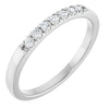 14K White 1/10 CTW Natural Diamond Anniversary Band