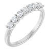 Platinum 5/8 CTW Natural Diamond Elegance Anniversary Band