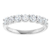 Platinum 5/8 CTW Natural Diamond Anniversary Band