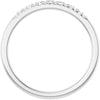 14K White 1/10 CTW Natural Diamond Anniversary Band