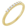 Platinum 5/8 CTW Natural Diamond Elegance Anniversary Band