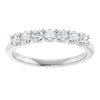 Platinum 5/8 CTW Natural Diamond Anniversary Band