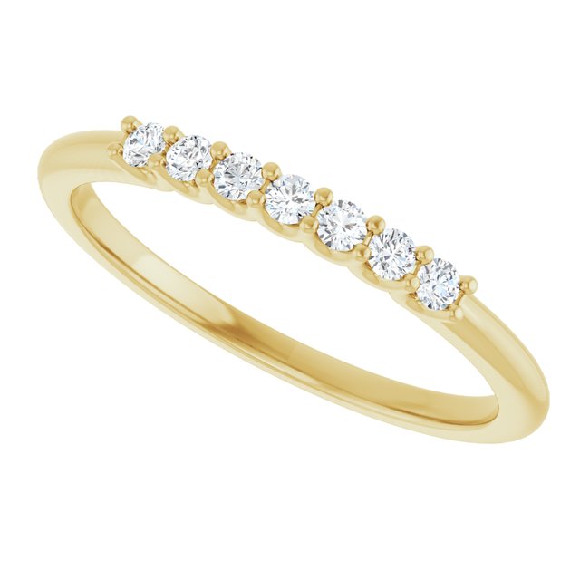 Platinum 5/8 CTW Natural Diamond Elegance Anniversary Band