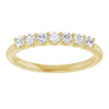 Platinum 5/8 CTW Natural Diamond Elegance Anniversary Band