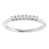 Platinum 5/8 CTW Natural Diamond Anniversary Band