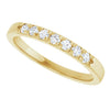 14K White 1/10 CTW Natural Diamond Anniversary Band