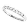 14K White 1/10 CTW Natural Diamond Anniversary Band