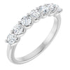 Platinum 5/8 CTW Natural Diamond Anniversary Band