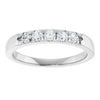 14K White .07 CTW Natural Diamond Anniversary Band