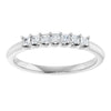 Platinum 5/8 CTW Natural Diamond Elegance Anniversary Band