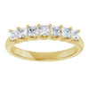 Platinum 5/8 CTW Natural Diamond Anniversary Band