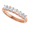 Platinum 5/8 CTW Natural Diamond Anniversary Band