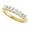 Platinum 5/8 CTW Natural Diamond Elegance Anniversary Band